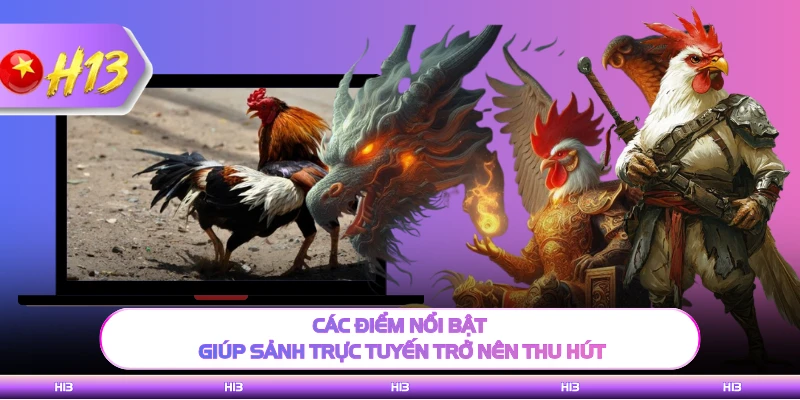 Các điểm nổi bật giúp sảnh trực tuyến trở nên thu hút